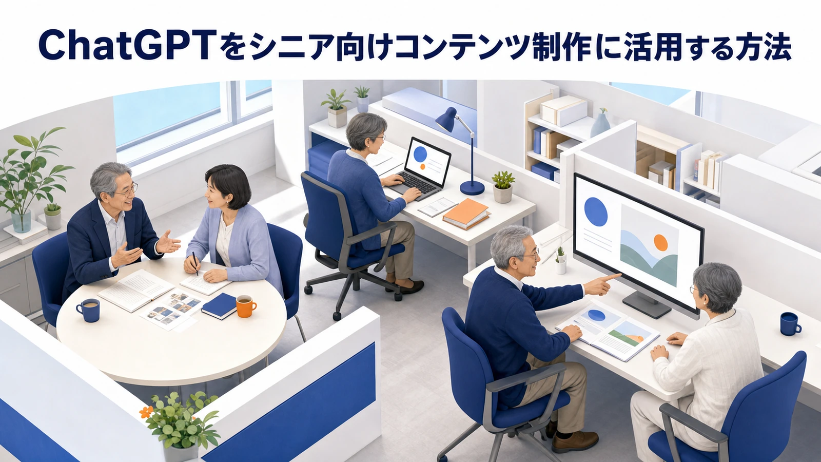 【2026年最新】シニア層に響くAI活用マーケティング完全ガイド｜ChatGPT・LINE・YouTube戦略とヘルステック対応 ChatGPTをシニア向けコンテンツ制作に活用する方法 Image 2.0図解