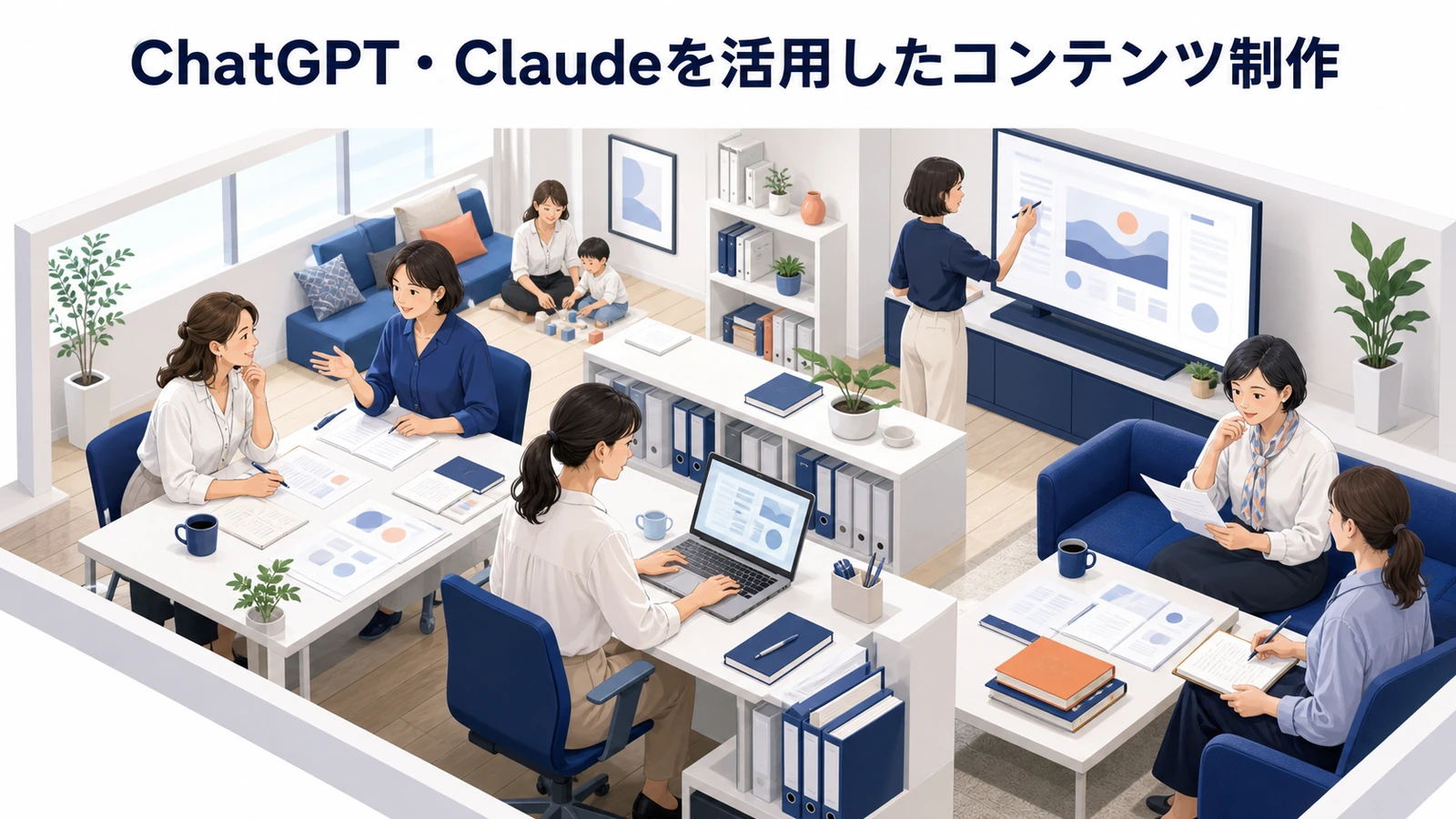 【2026年最新】ママ世代の心をつかむAIマーケティング完全ガイド|ChatGPT・Claude活用・TikTok/Reels・コミュニティ戦略 ChatGPT・Claudeを活用したコンテンツ制作 Image 2.0図解