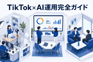 【2026年最新】TikTok×AI運用完全ガイド|アルゴリズム攻略・Symphony・TikTok Shop・Search Ads・ChatGPT/Claude活用まで Image 2.0 図解