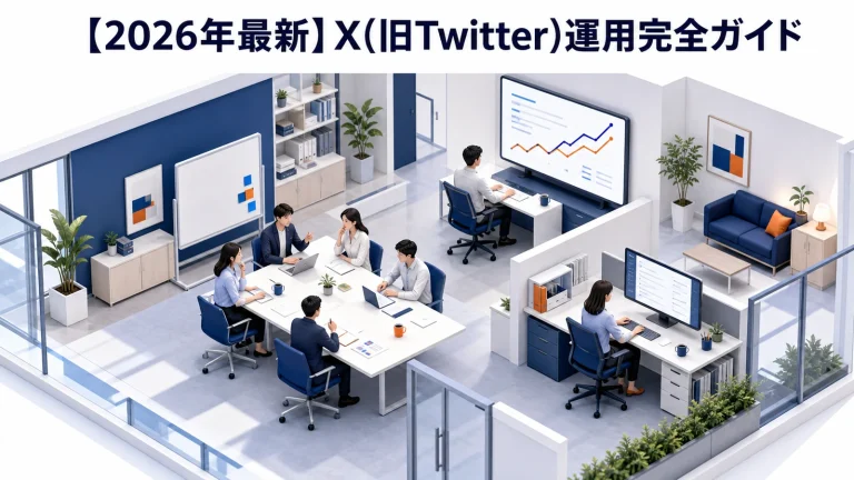 【2026年最新】X(旧Twitter)運用完全ガイド｜アルゴリズム変化・Grok AI・プレミアム機能・スレッド戦略まで Image 2.0 図解