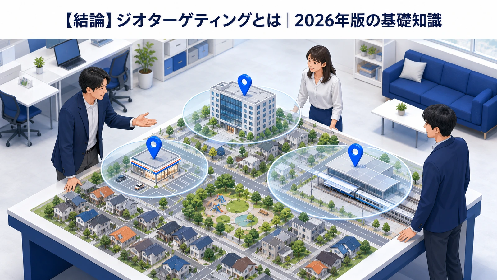 【2026年最新】ジオターゲティング完全ガイド|プライバシー規制対応・ファーストパーティデータ・AI予測で進化する位置情報マーケティング 図解01