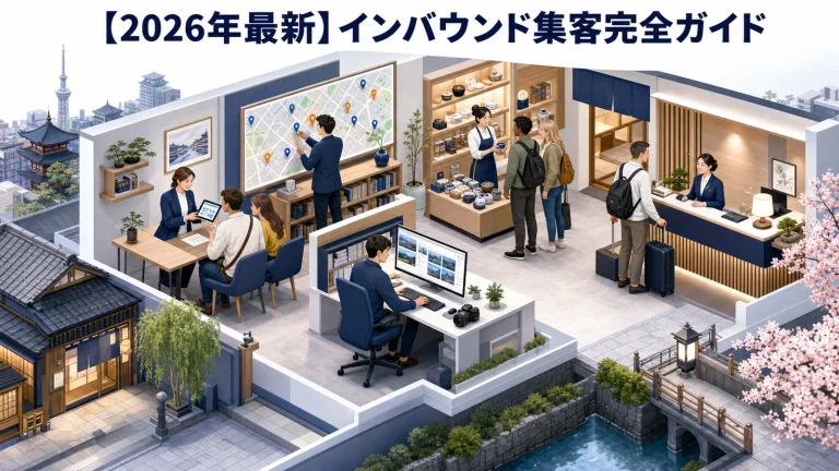 【2026年最新】インバウンド集客完全ガイド|訪日外国人をつかむ多言語AI・SNS・Google Maps活用法 Image 2.0 図解