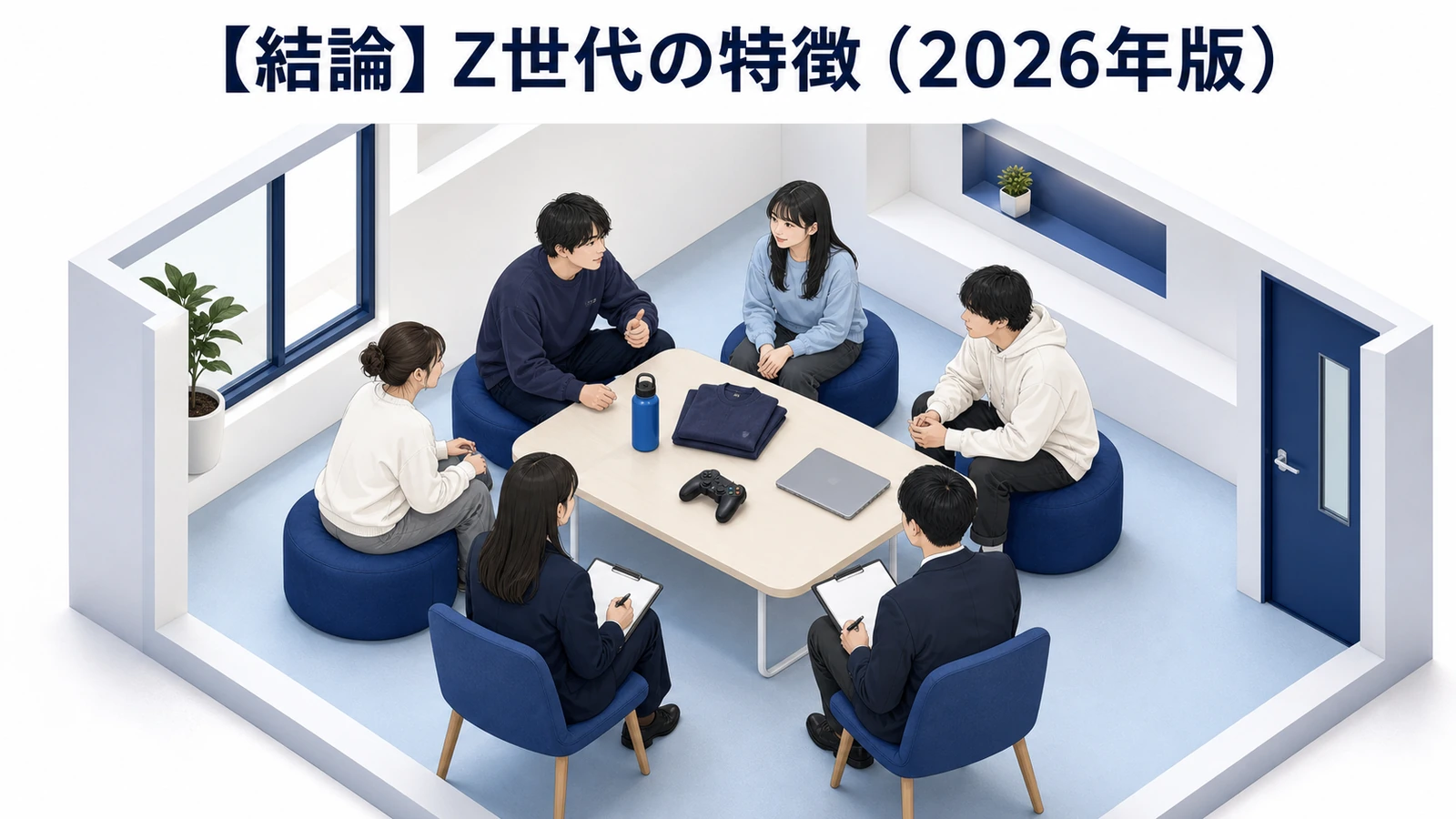 【2026年最新】Z世代マーケティング完全ガイド｜特徴・消費行動・SNS戦略・AIネイティブ対応 Z世代の特徴（2026年版） Image 2.0図解
