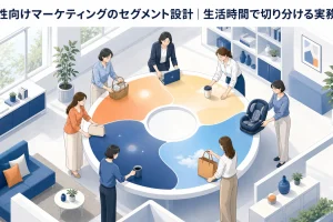 女性向けマーケティングのセグメント設計｜生活時間で切り分ける実務 Image 2.0 図解