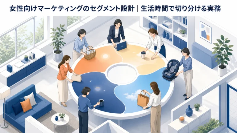 女性向けマーケティングのセグメント設計|生活時間で切り分ける実務 Image 2.0 図解