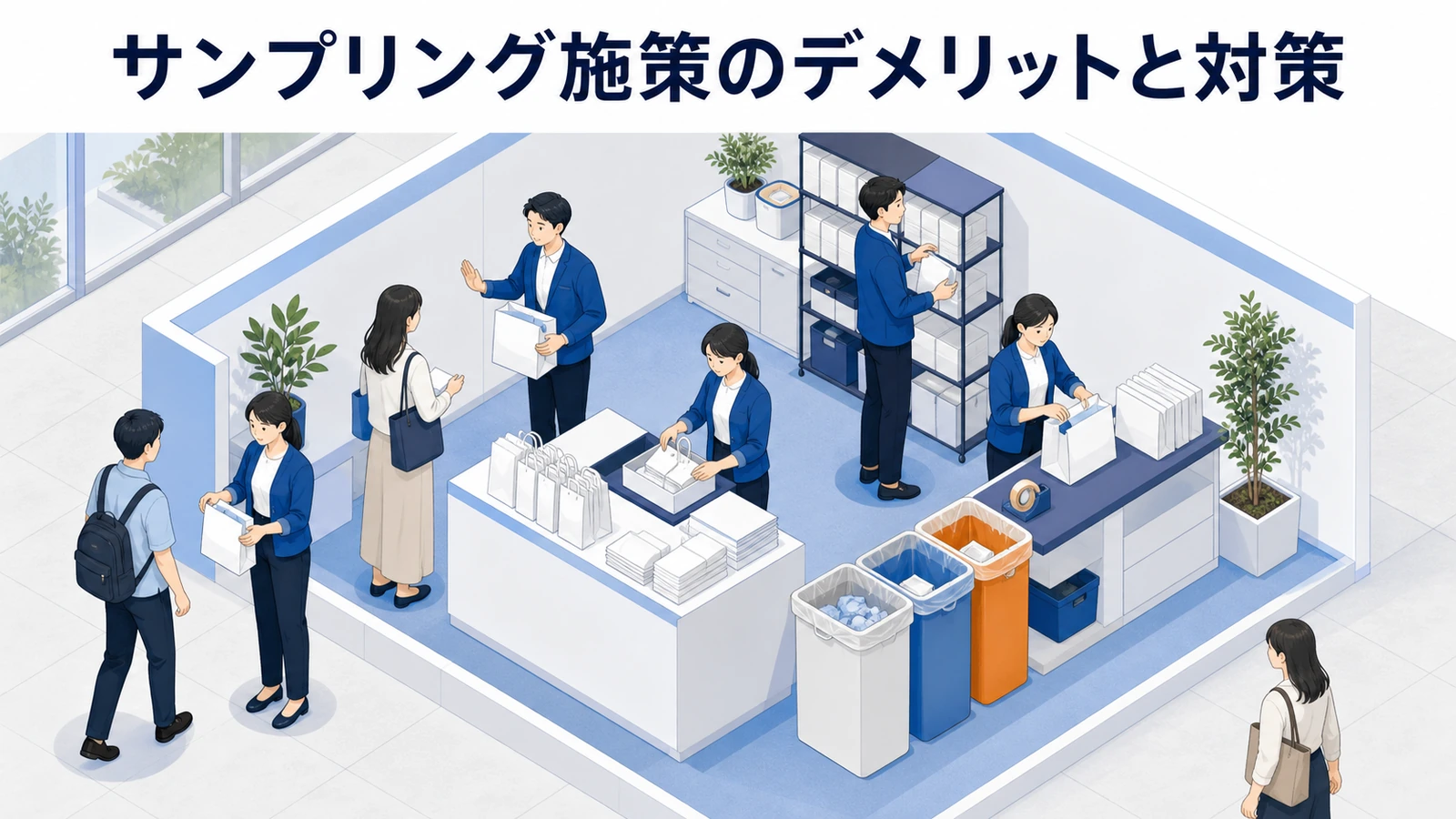 サンプリング施策のデメリットと対策