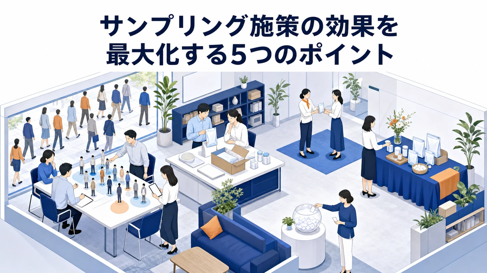 サンプリング施策を成功させる5つのポイント
