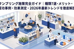 サンプリング施策完全ガイド｜種類7選・メリット・成功事例・効果測定・2026年最新トレンドを徹底解説 Image 2.0 図解