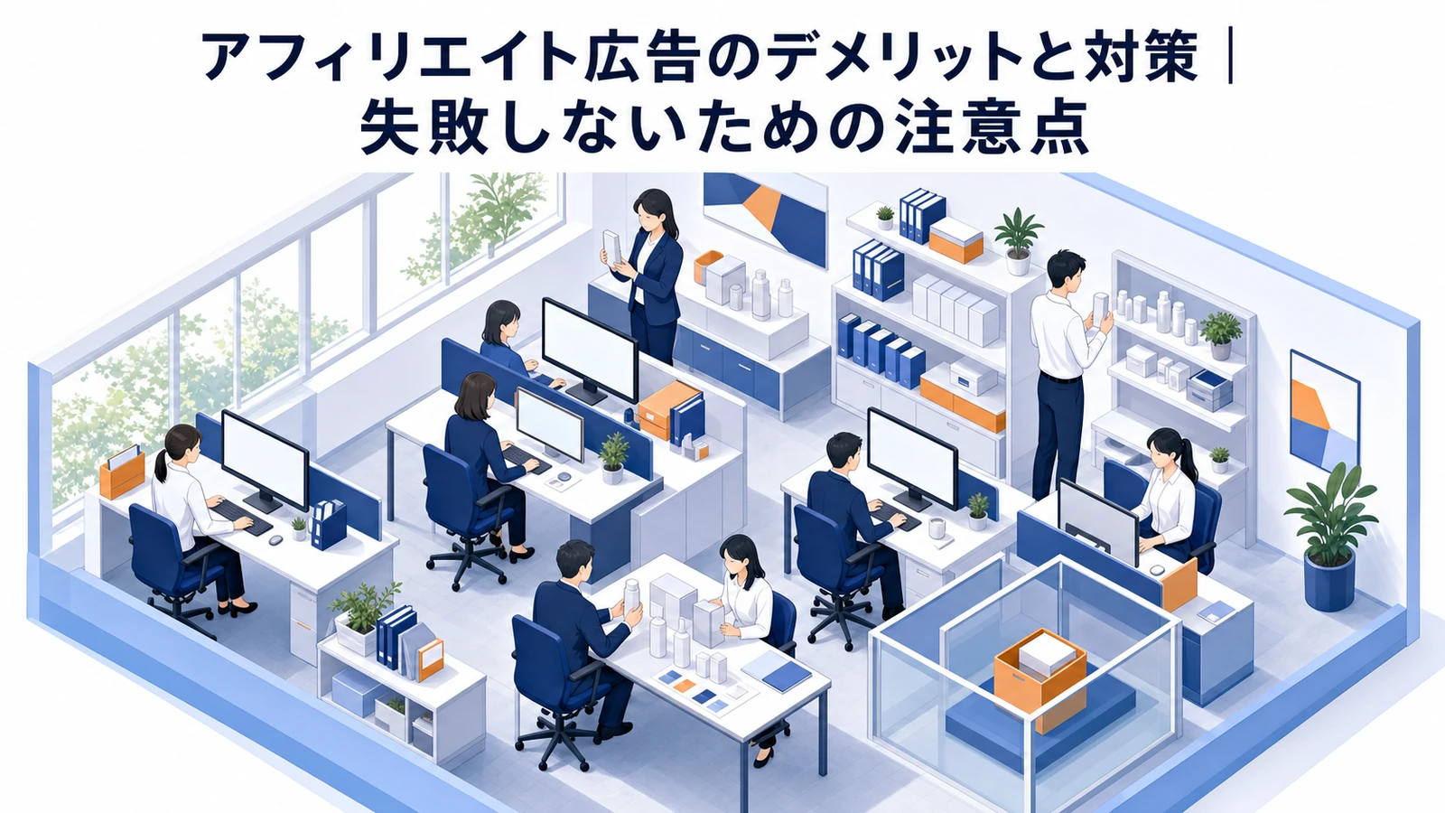 アフィリエイト広告のデメリットと注意点を整理したImage 2.0図解