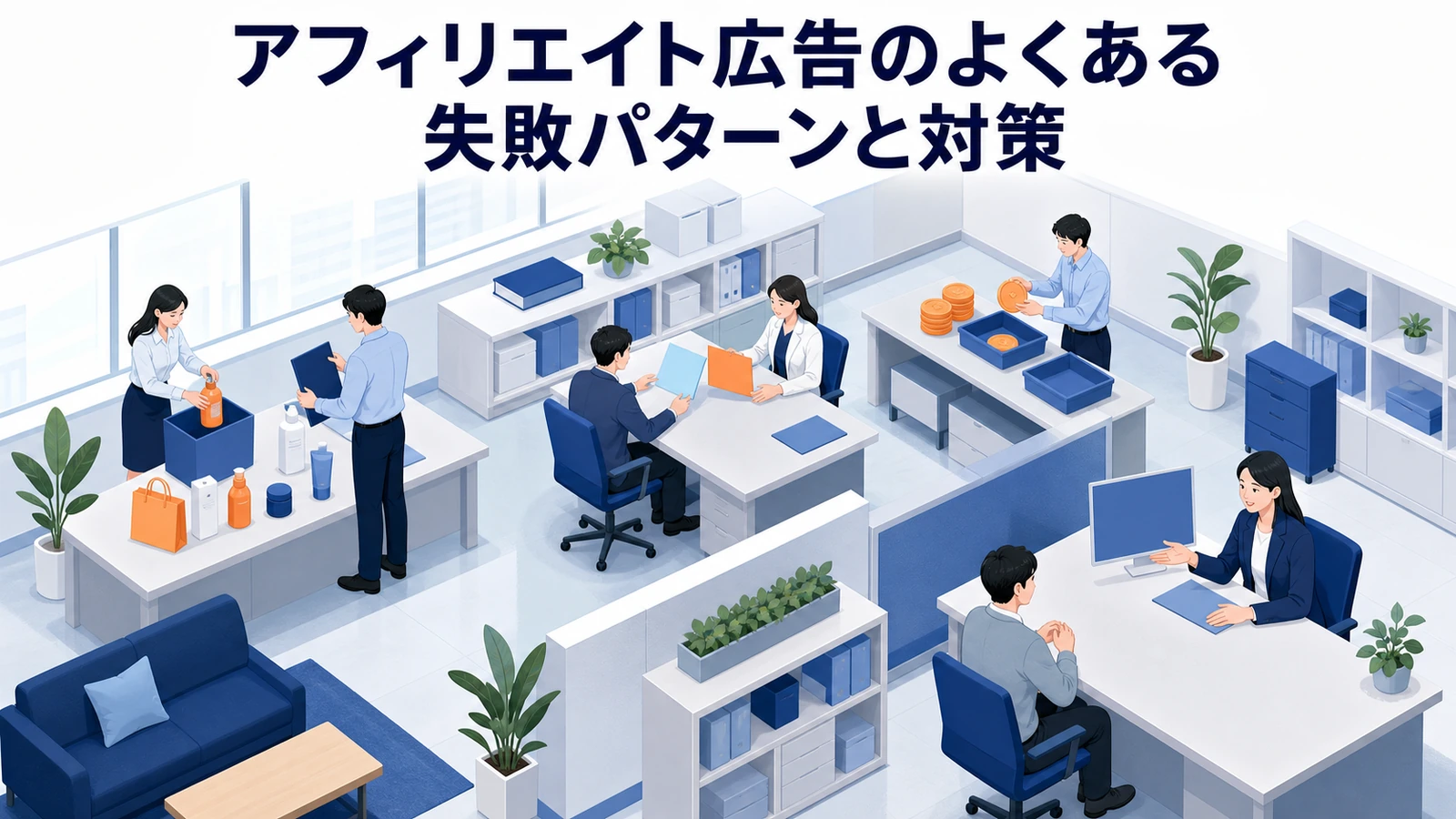 アフィリエイト広告のよくある失敗パターンと対策を整理したImage 2.0図解