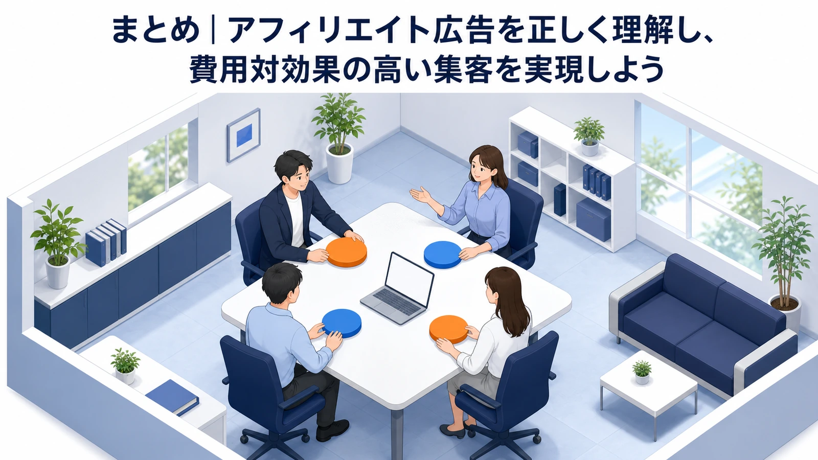アフィリエイト広告で費用対効果を高める判断軸を整理したImage 2.0図解
