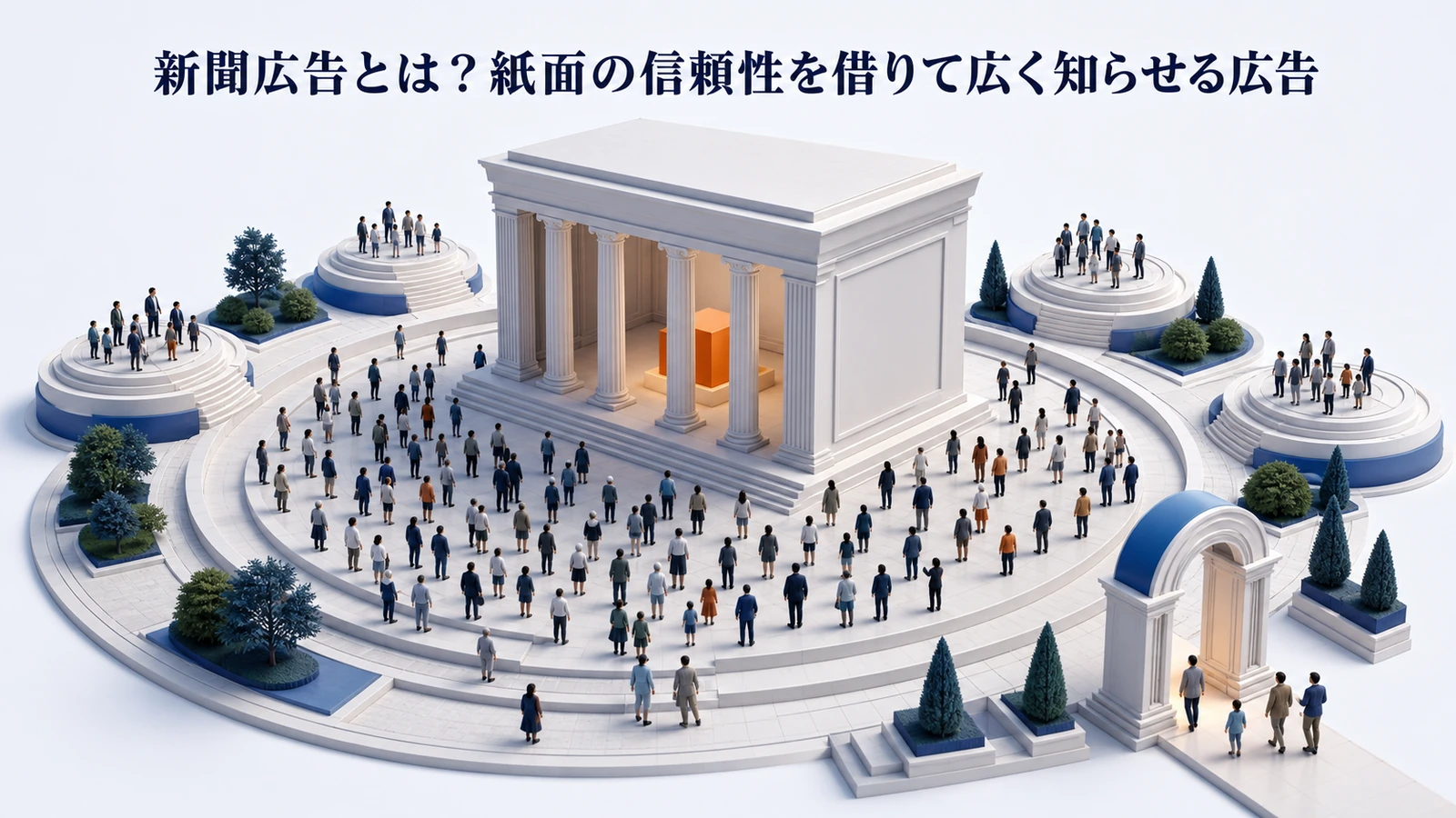 新聞広告とは 基本構造 図解