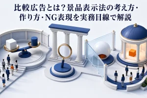 比較広告とは？景品表示法の考え方・作り方・NG表現を実務目線で解説 Image 2.0 図解
