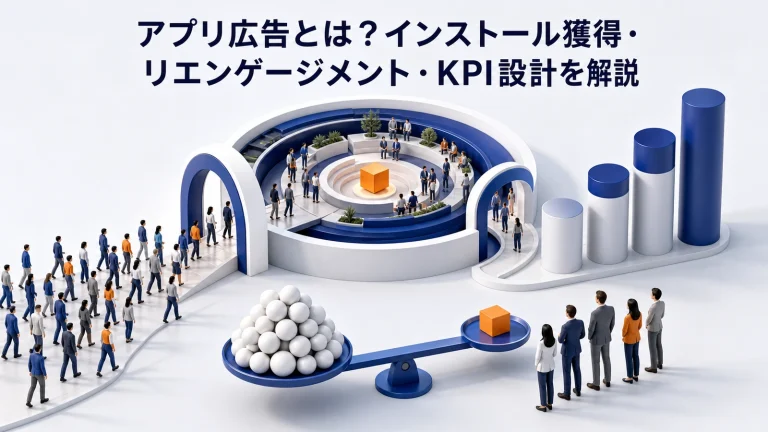 アプリ広告とは?インストール獲得・リエンゲージメント・KPI設計を解説 Image 2.0 図解