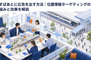 駅すぱあとに広告を出す方法｜位置情報ターゲティングの仕組みと効果を解説 Image 2.0 図解