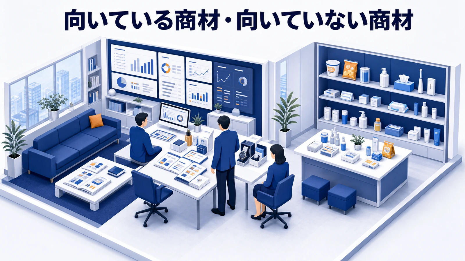 向いている商材・向いていない商材