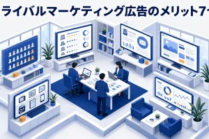 ライバルマーケティング広告のメリット7つ｜通常広告との違いと費用対効果の考え方【2026年最新】 Image 2.0 図解