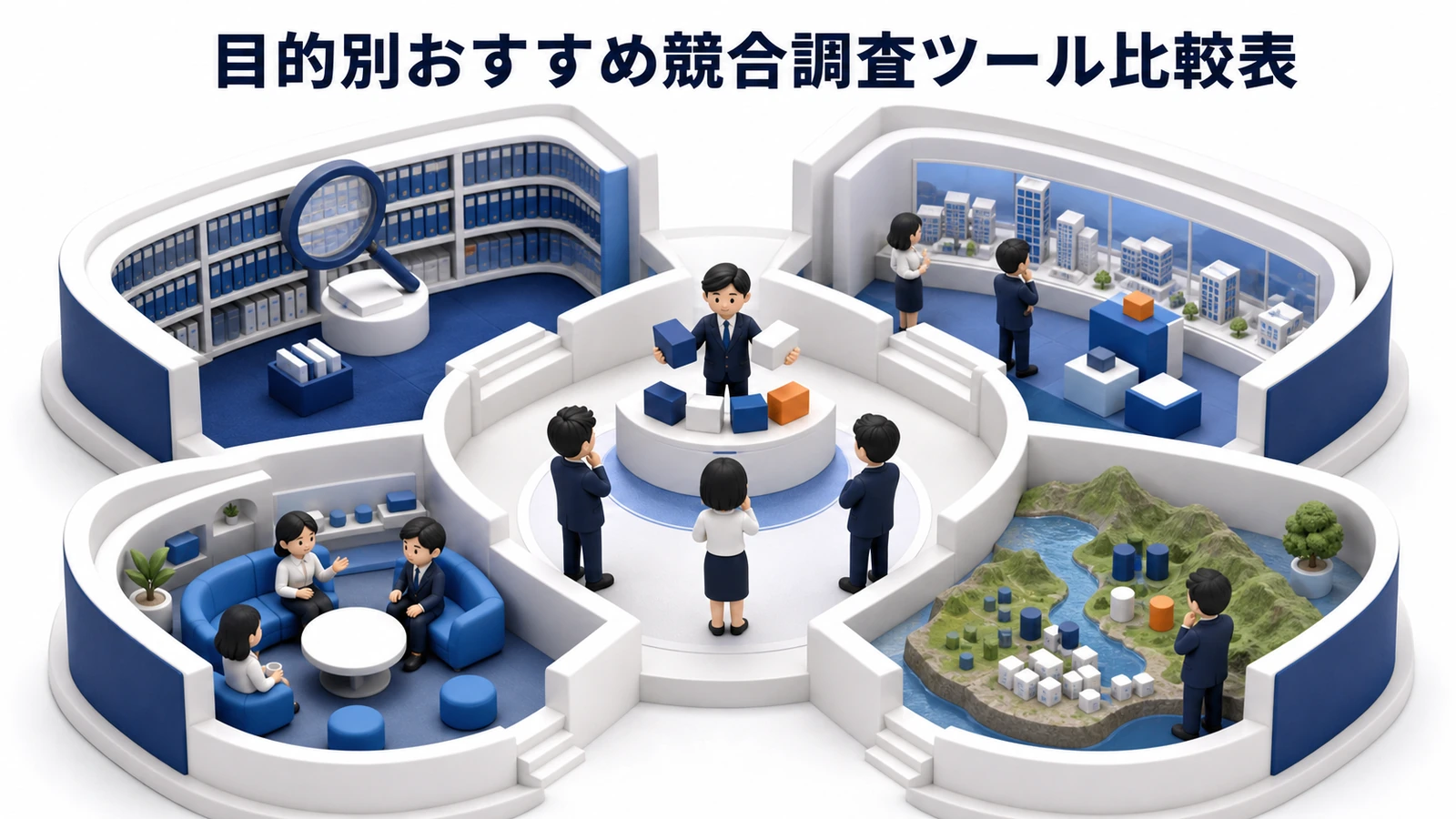 目的別おすすめ競合調査ツール比較マップ