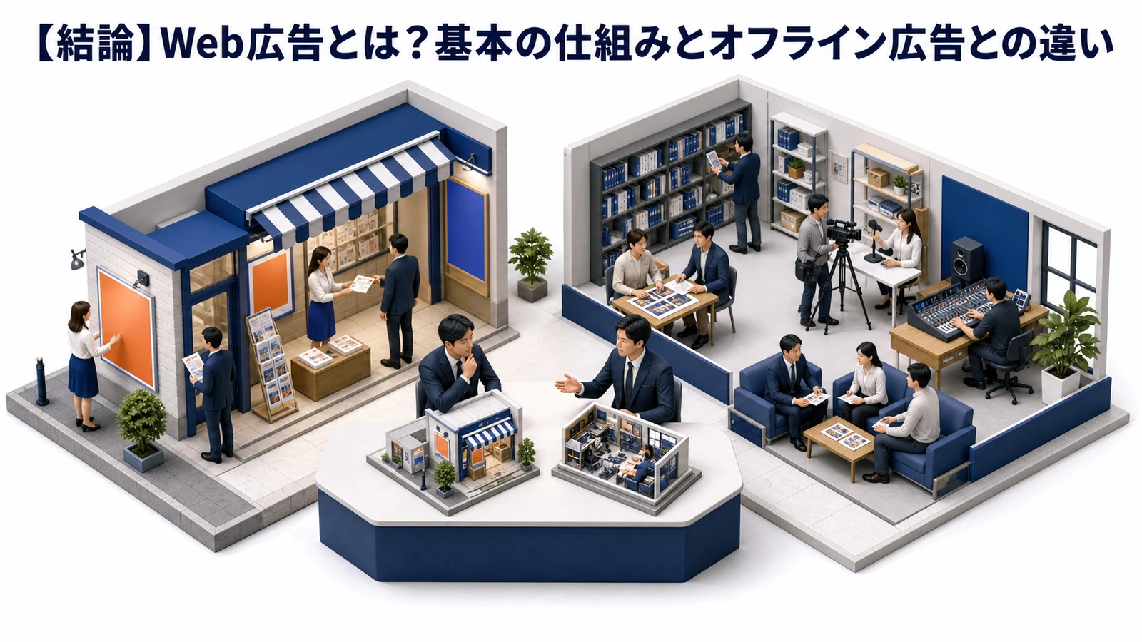 Web広告とは何かを配信面・ターゲット・クリック・CV計測で整理したImage 2.0図解