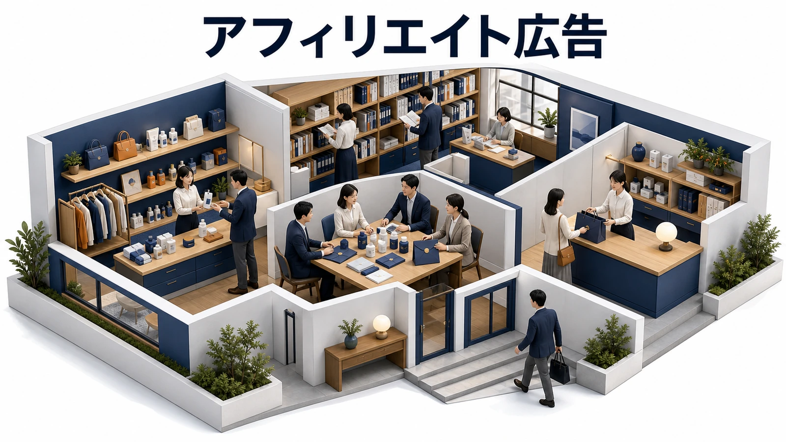 アフィリエイト広告の仕組みを整理したImage 2.0図解