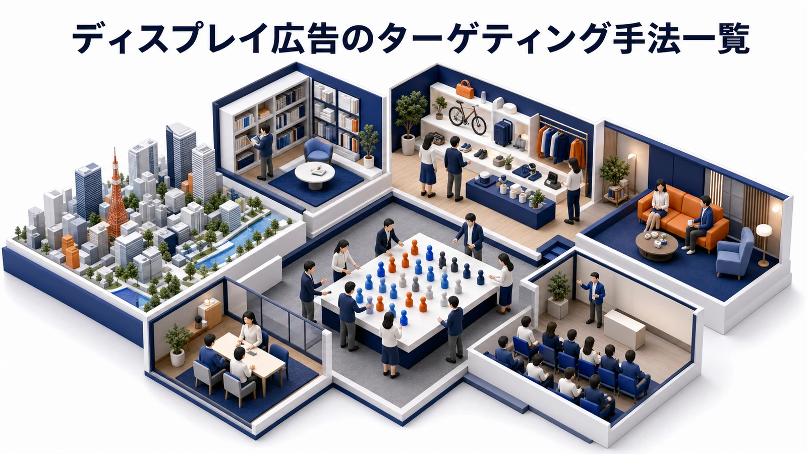 ディスプレイ広告のターゲティング手法一覧を整理したImage 2.0図解