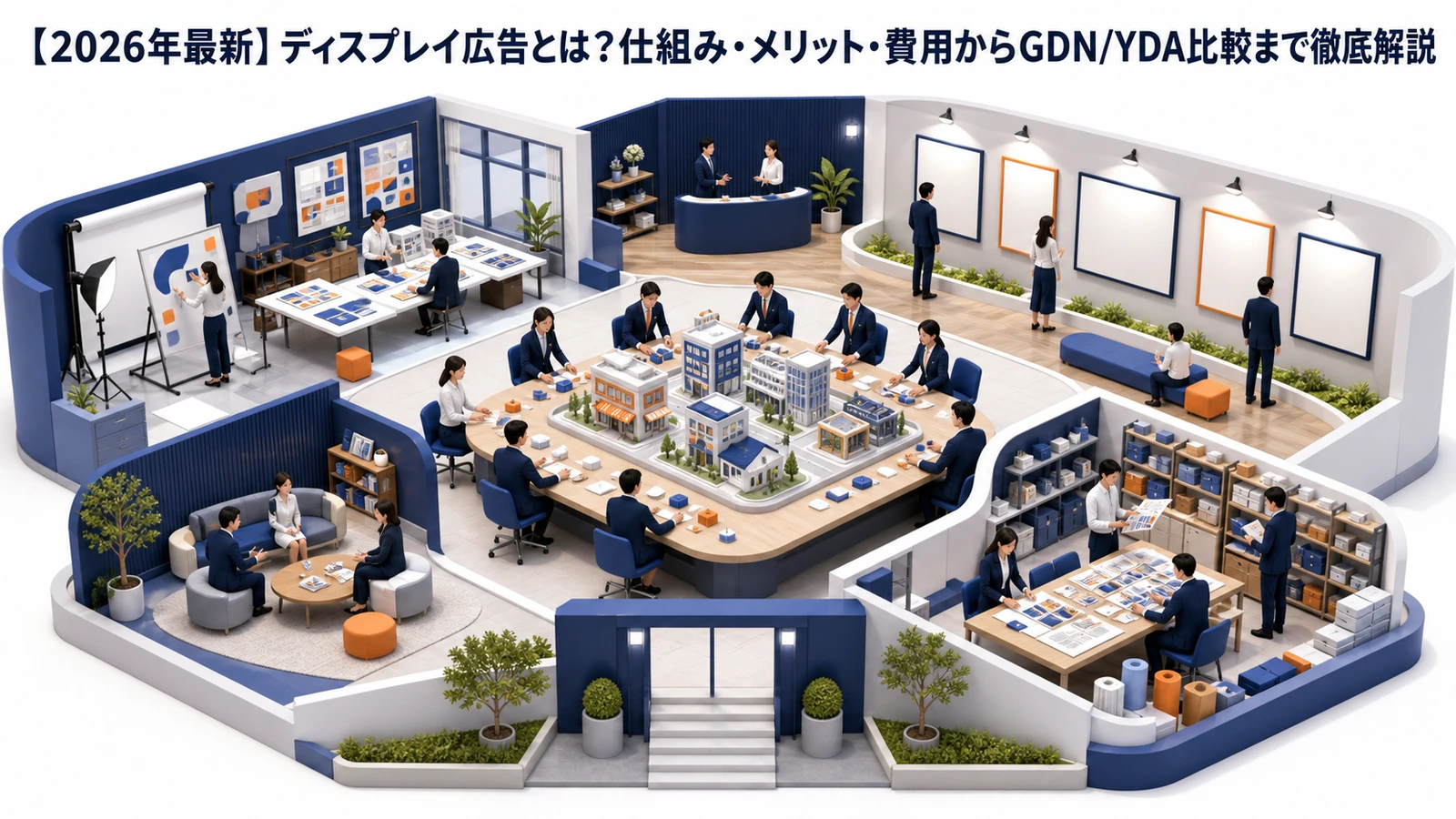 【2026年最新】ディスプレイ広告とは？仕組み・メリット・費用からGDN/YDA比較まで徹底解説 Image 2.0 図解