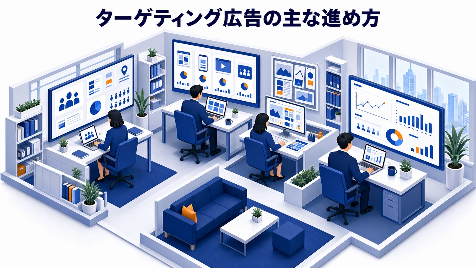 ターゲティング広告の主な進め方