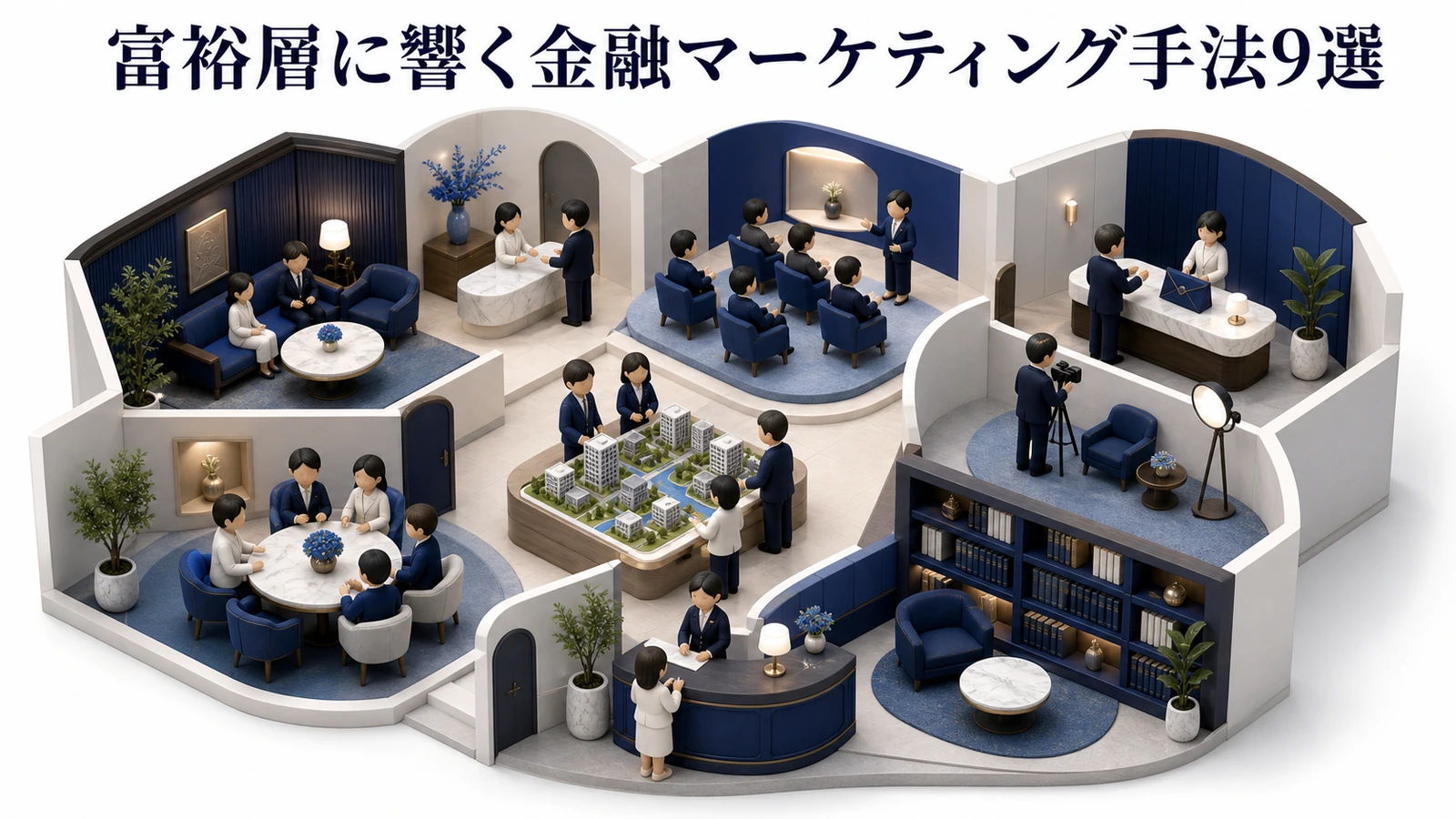 富裕層向け金融マーケティング手法9選 Image 2.0図解