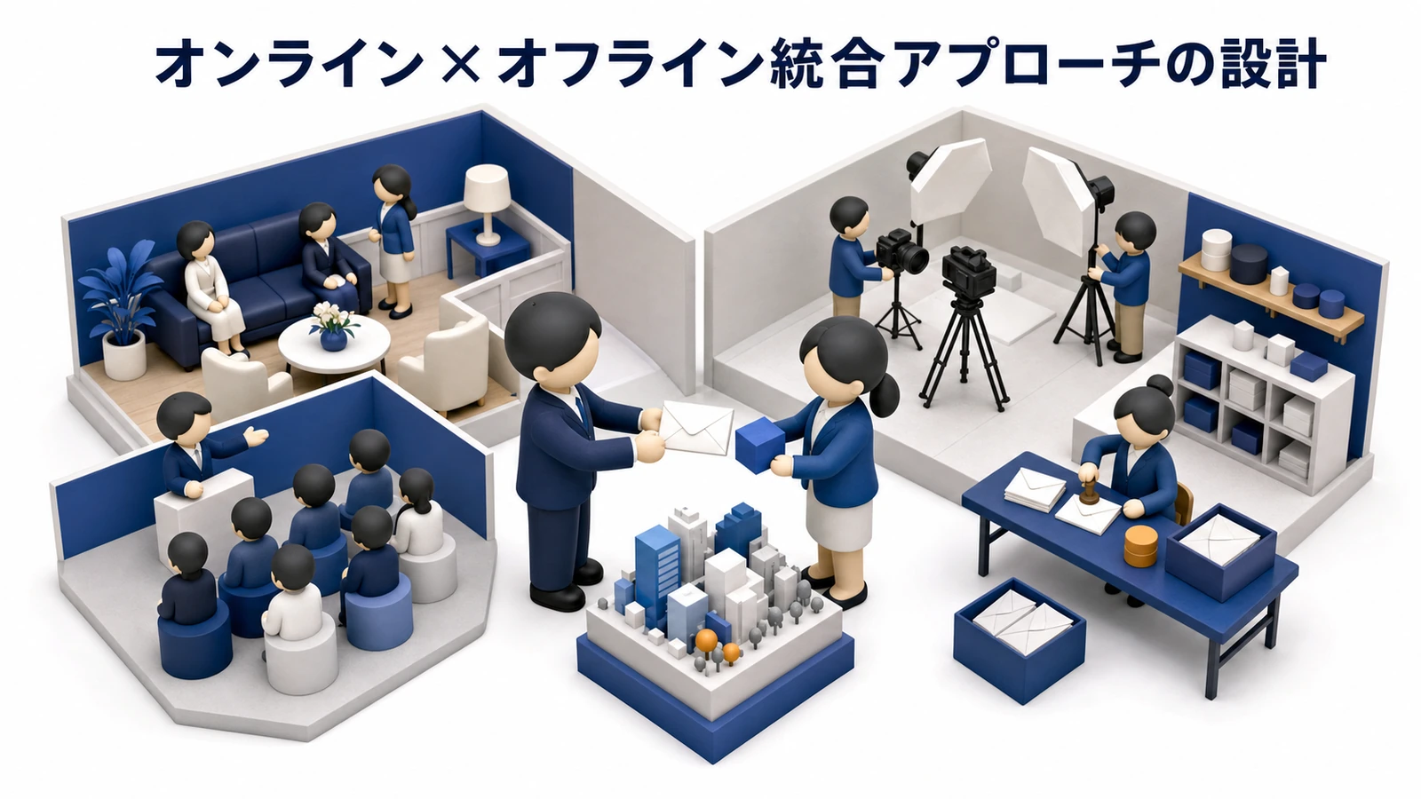 オンラインとオフラインの統合アプローチ Image 2.0図解