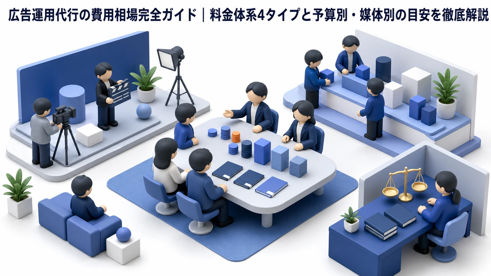 広告運用代行の費用相場完全ガイド｜料金体系4タイプと予算別・媒体別の目安を徹底解説 Image 2.0 図解