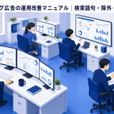 リスティング広告の運用改善マニュアル｜検索語句・除外・品質スコアで単価を下げる【2026年最新】 Image 2.0 図解