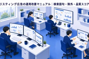 リスティング広告の運用改善マニュアル｜検索語句・除外・品質スコアで単価を下げる【2026年最新】 Image 2.0 図解