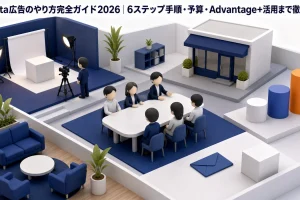 Meta広告のやり方完全ガイド2026｜6ステップ手順・予算・Advantage+活用まで徹底解説 Image 2.0 図解