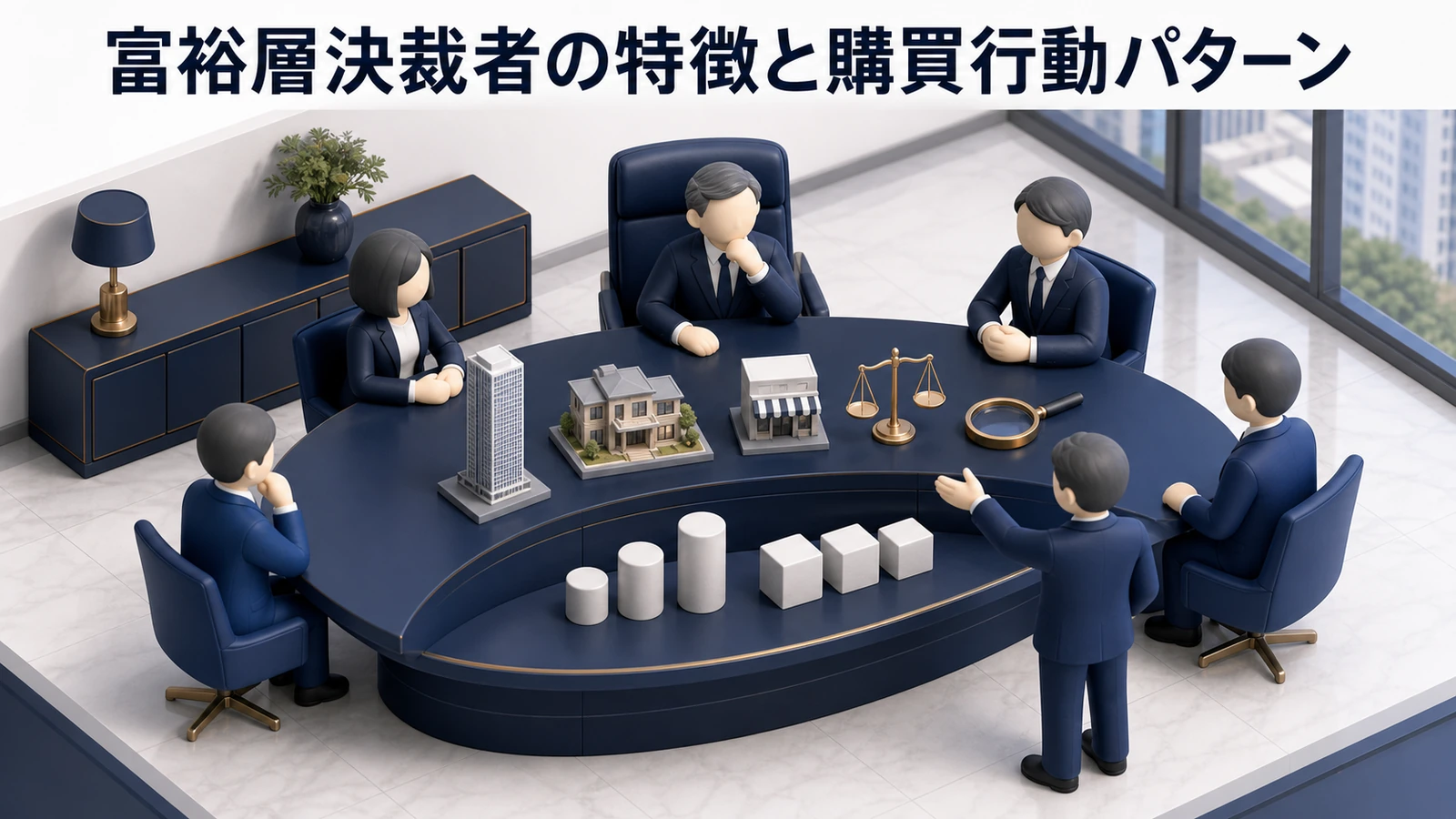 富裕層決裁者の特徴と購買行動