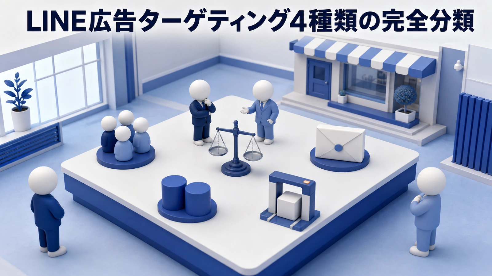 LINE広告ターゲティング 4種類の完全分類 Image 2.0図解