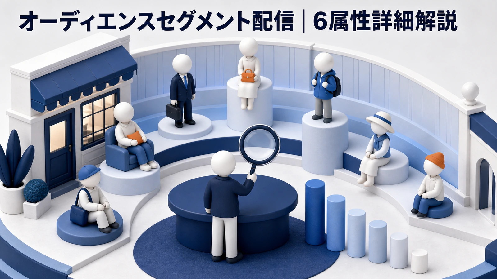LINE広告ターゲティング 属性セグメント配信 Image 2.0図解