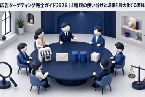 LINE広告ターゲティング完全ガイド2026|4種類の使い分けと成果を最大化する実践ノウハウ Image 2.0 図解