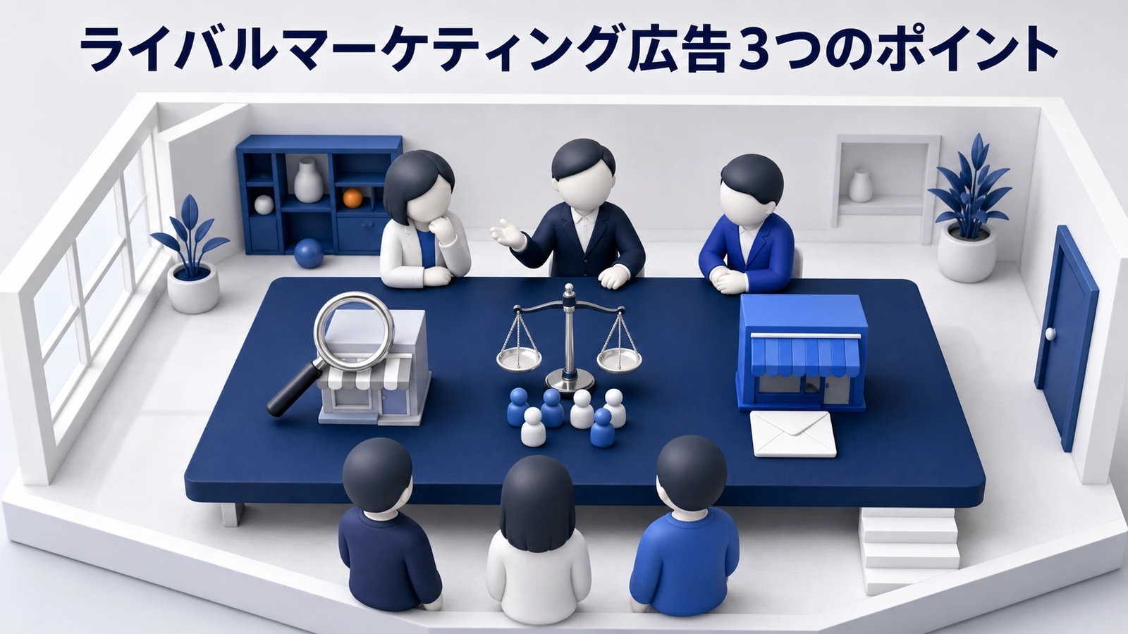 ライバルマーケティング広告3つのポイント Image 2.0図解