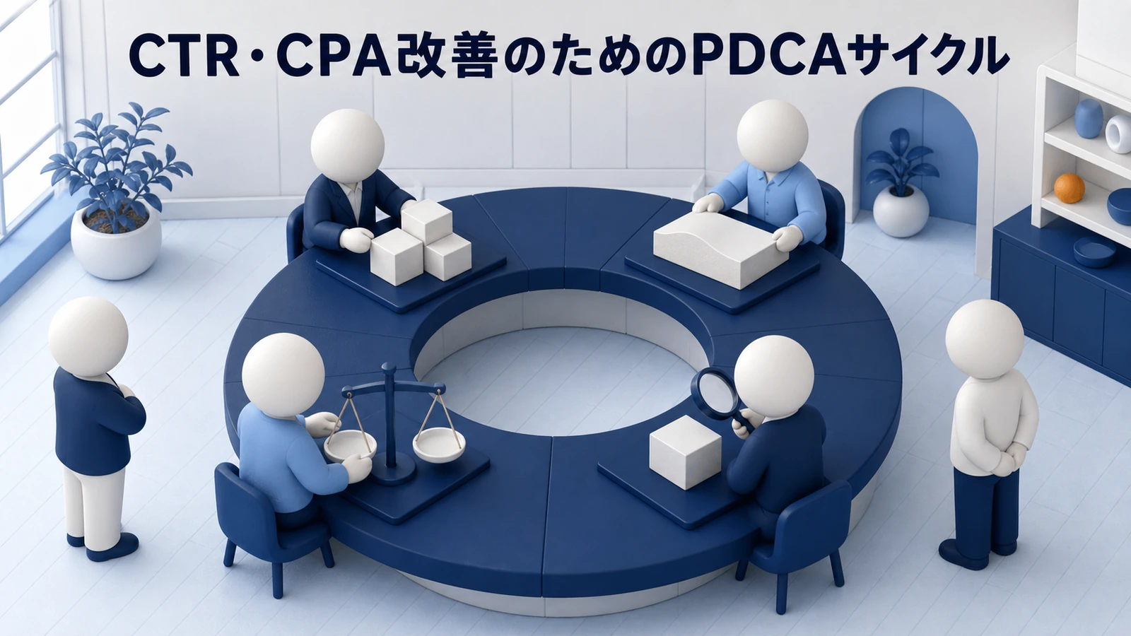 X広告のCTR・CPA改善PDCA Image 2.0図解