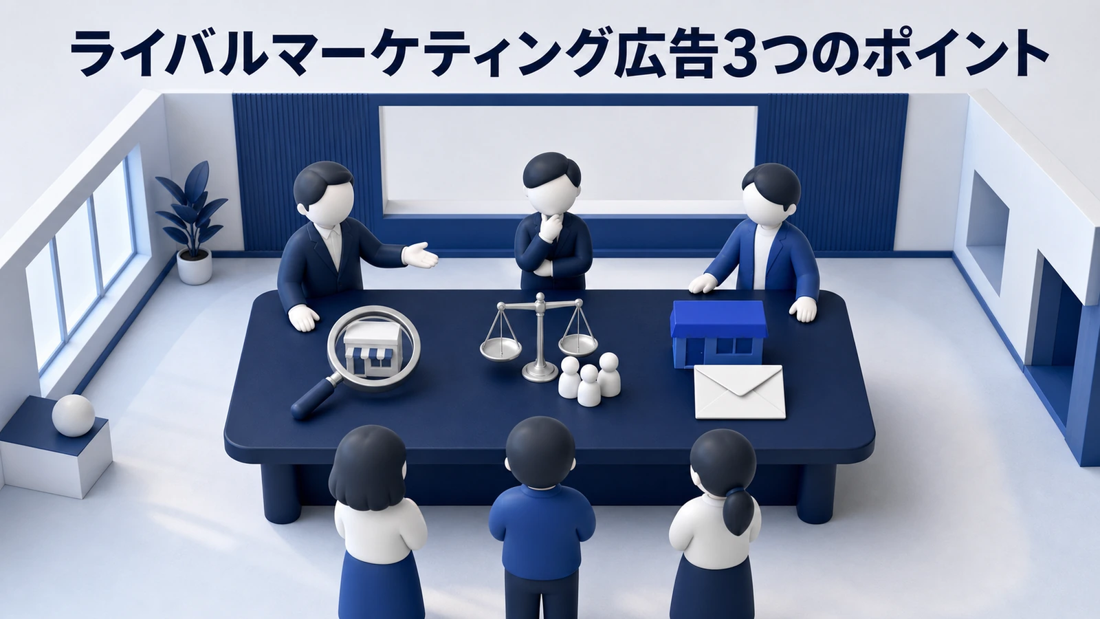 ライバルマーケティング広告がLINE広告を補完する3つのポイントを整理したImage 2.0図解