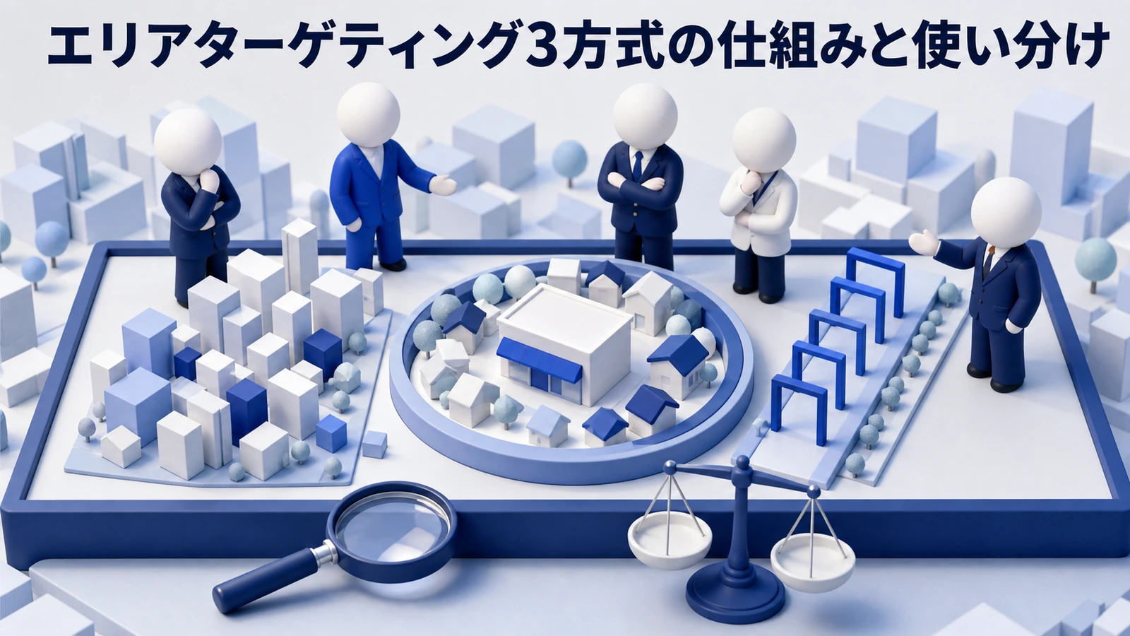 エリアターゲティング3方式 IPアドレス GPS 郵便番号