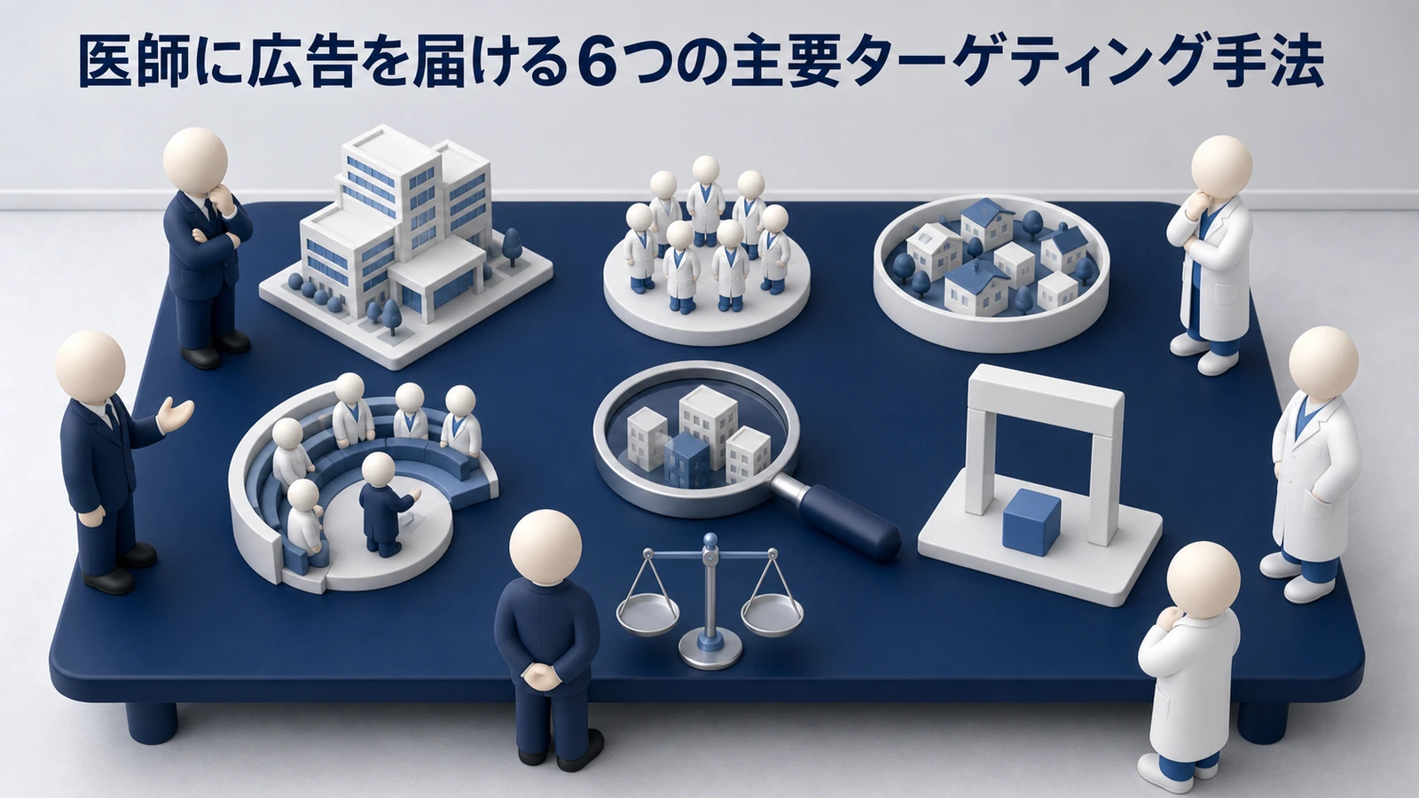 医師に広告を届ける6つの主要ターゲティング手法 Image 2.0図解