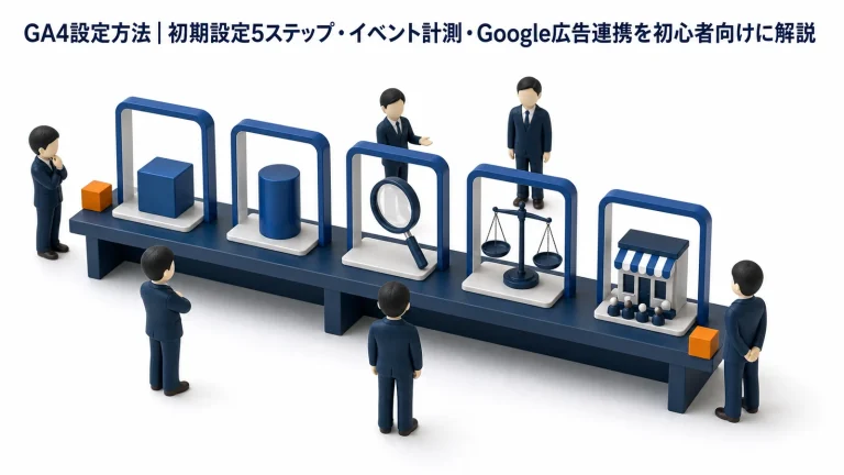 GA4設定方法|初期設定5ステップ・イベント計測・Google広告連携を初心者向けに解説 Image 2.0 図解