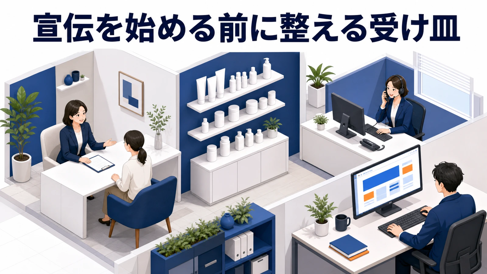 自社サービスの宣伝方法|特徴別の選び方とライバルマーケティング広告の活用法 自社サービスの宣伝方法で失敗しやすいパターン Image 2.0図解