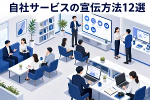 自社サービスの宣伝方法12選|予算と検討期間から選ぶ手段の決め方【2026年最新】 Image 2.0 図解