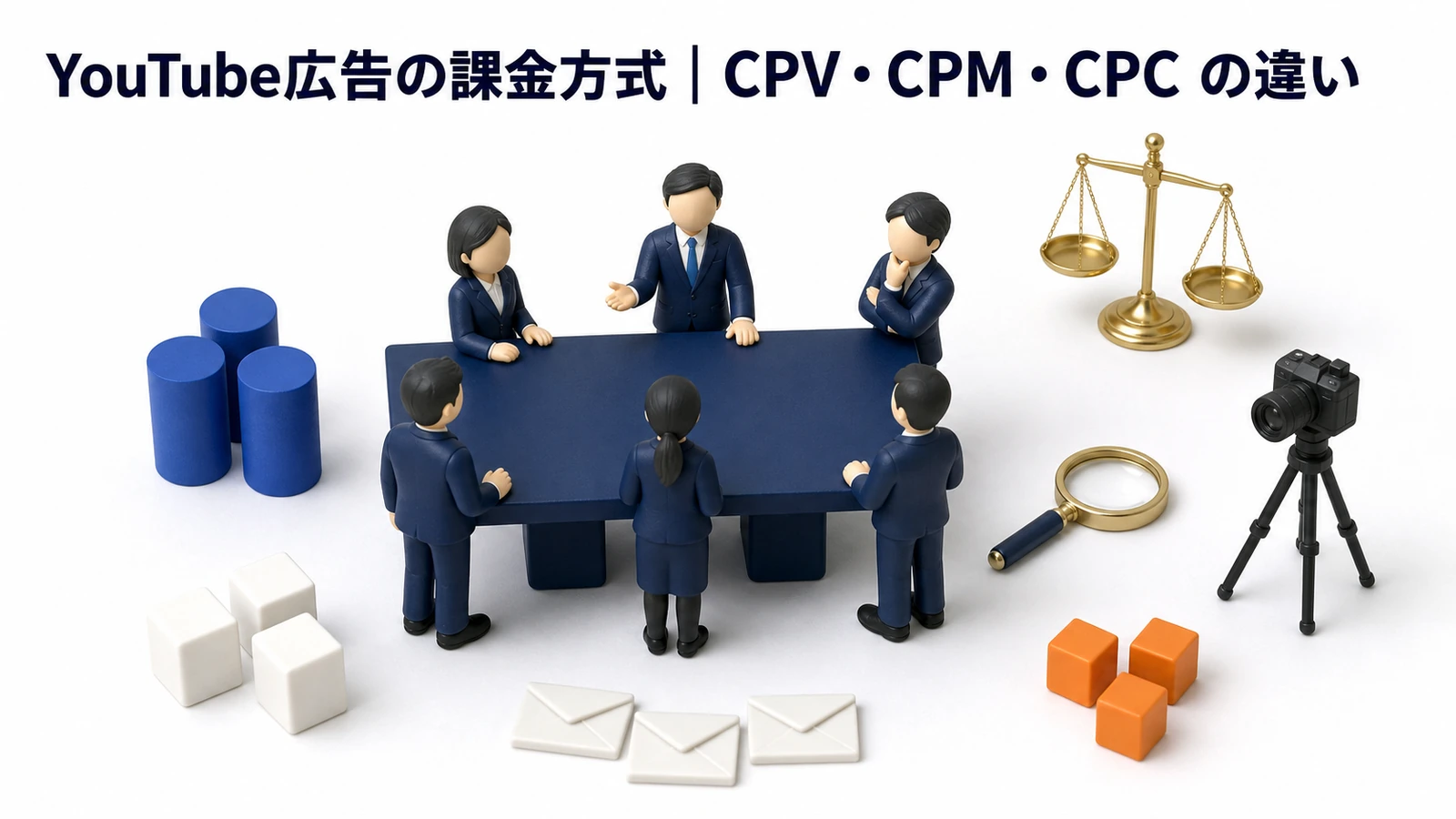 YouTube広告の課金方式 CPV CPM CPC Image 2.0図解