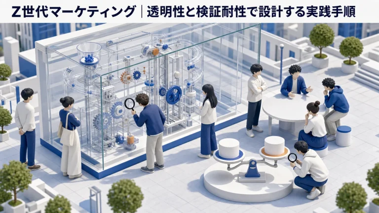 Z世代マーケティング|透明性と検証耐性で設計する実践手順 Image 2.0 図解