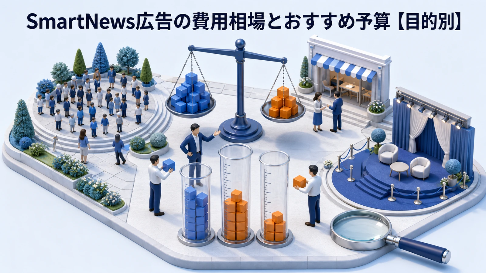 SmartNews広告の目的別おすすめ予算 Image 2.0図解