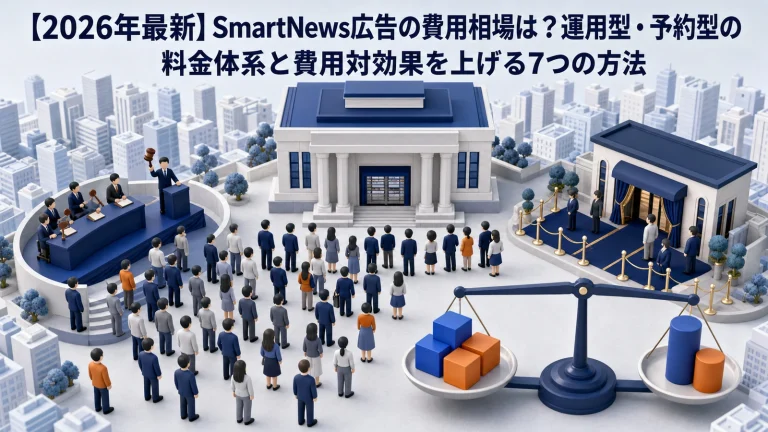 【2026年最新】SmartNews広告の費用相場は?運用型・予約型の料金体系と費用対効果を上げる7つの方法 Image 2.0 図解