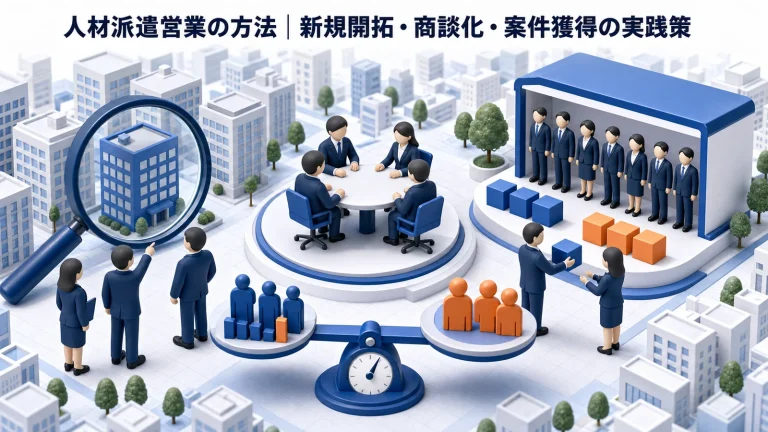 人材派遣営業の方法｜新規開拓・商談化・案件獲得の実践策 Image 2.0 図解